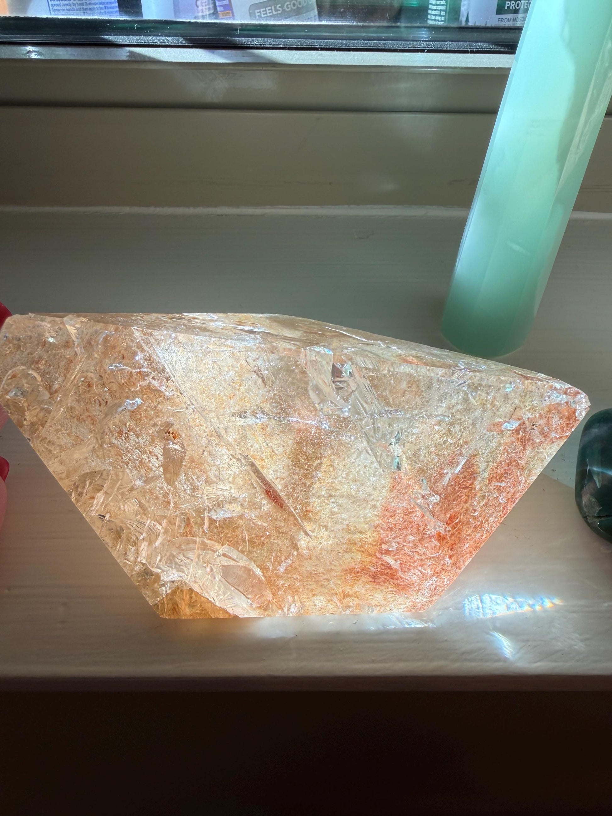 Golden Healer Dragon egg, new, altar, gifts, crystal healing, high vibration crystals, 4.25”