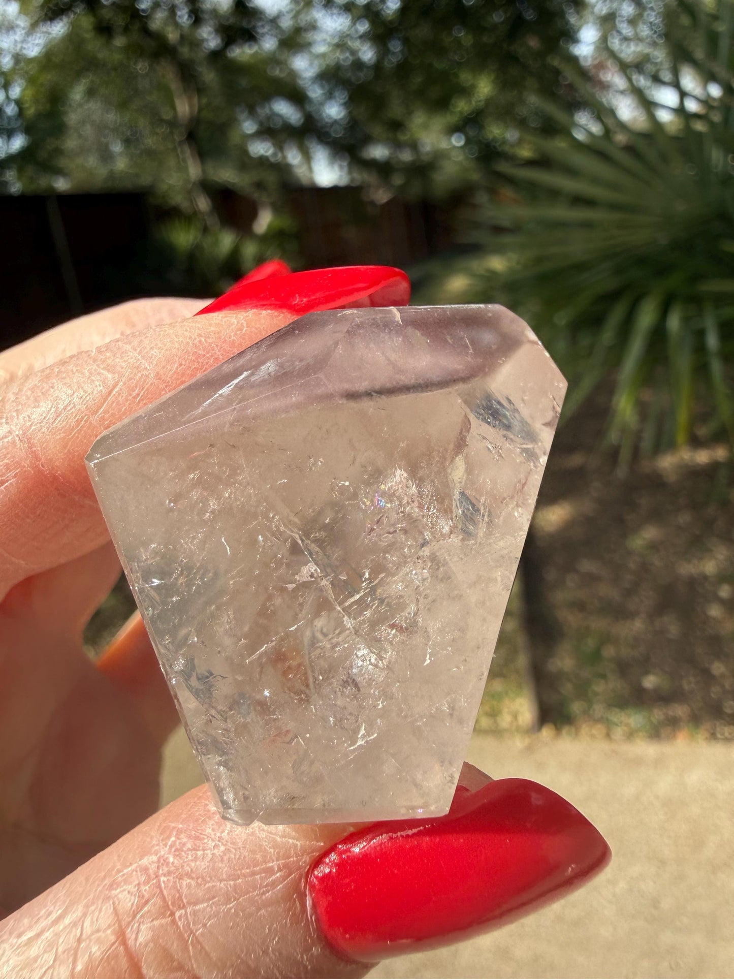 Rare Pink Lithium Lemurian, new, high quality, 1.75”, crystal healing, gift
