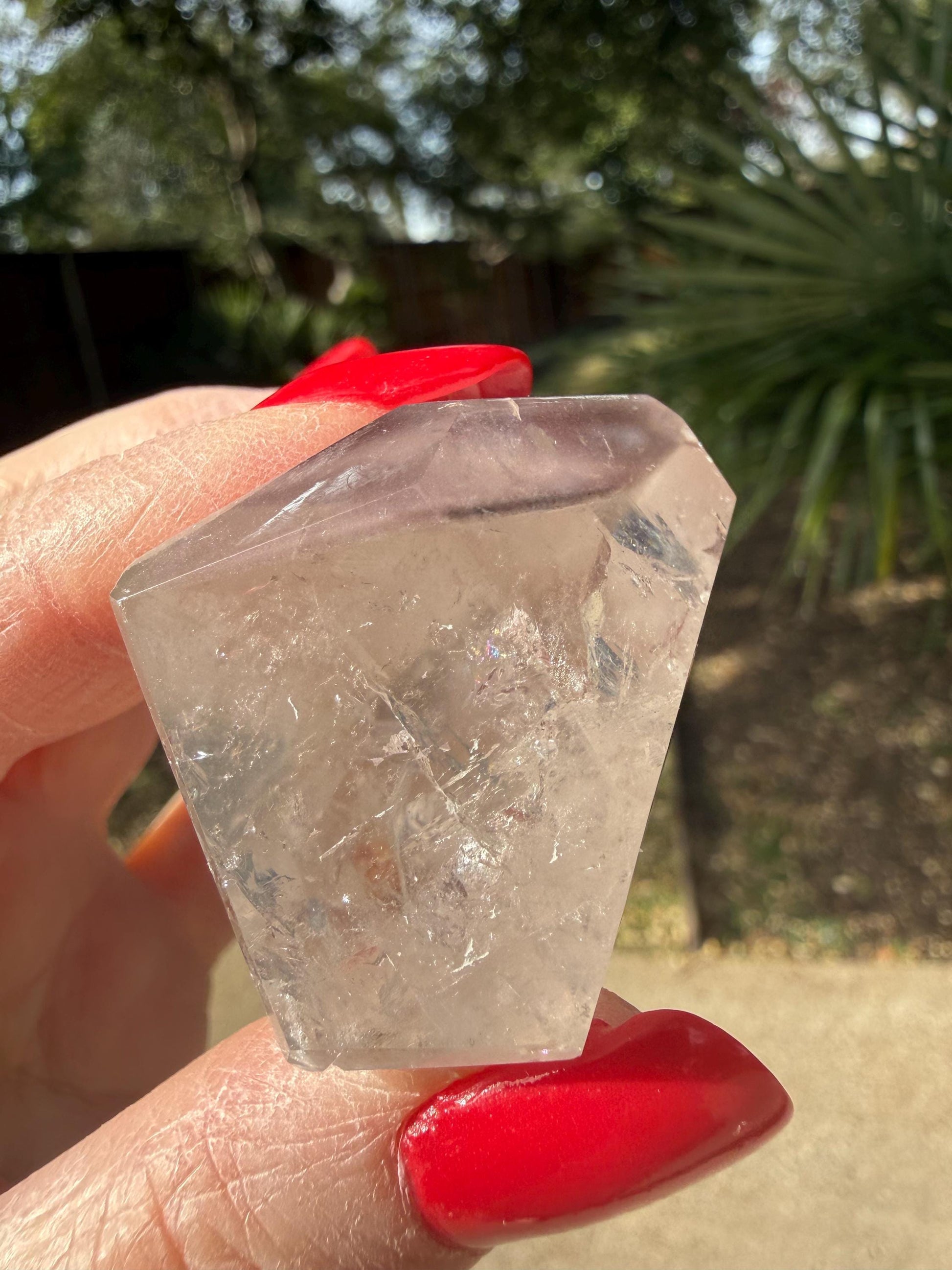 Rare Pink Lithium Lemurian, new, high quality, 1.75”, crystal healing, gift