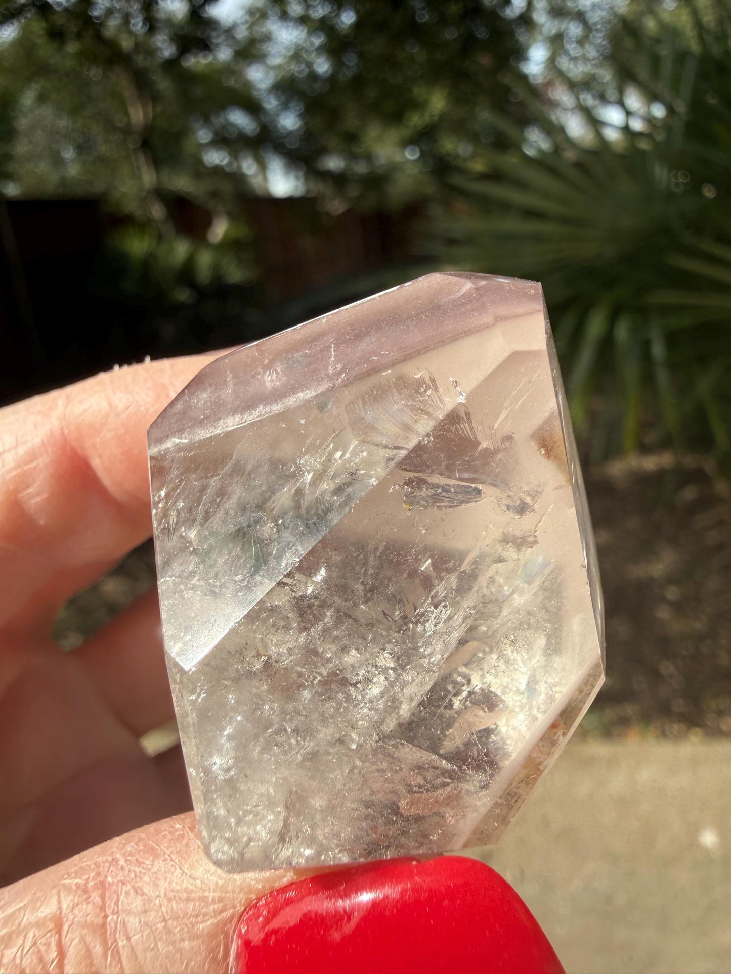 Rare Pink Lithium Lemurian, new, high quality, 1.75”, crystal healing, gift