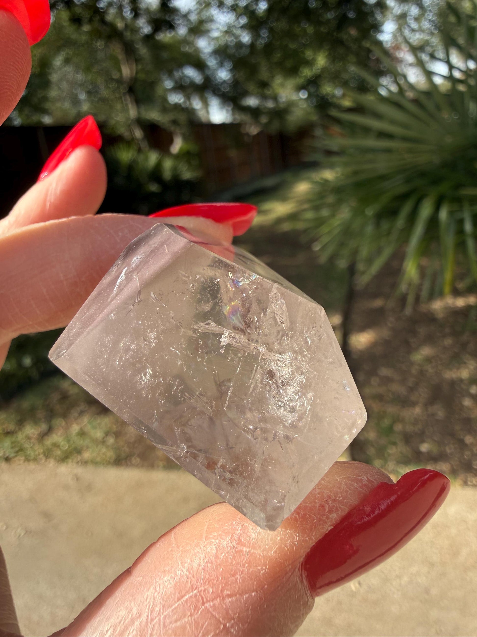 Rare Pink Lithium Lemurian, new, high quality, 1.75”, crystal healing, gift