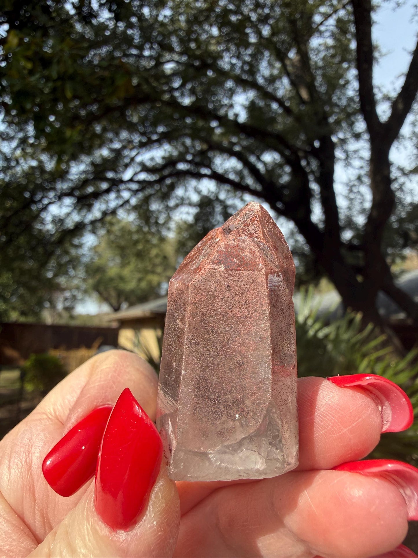 Purple Dragon Lemurian Wand, new, high quality, striations, crystal healing, 2”, hematite, premium