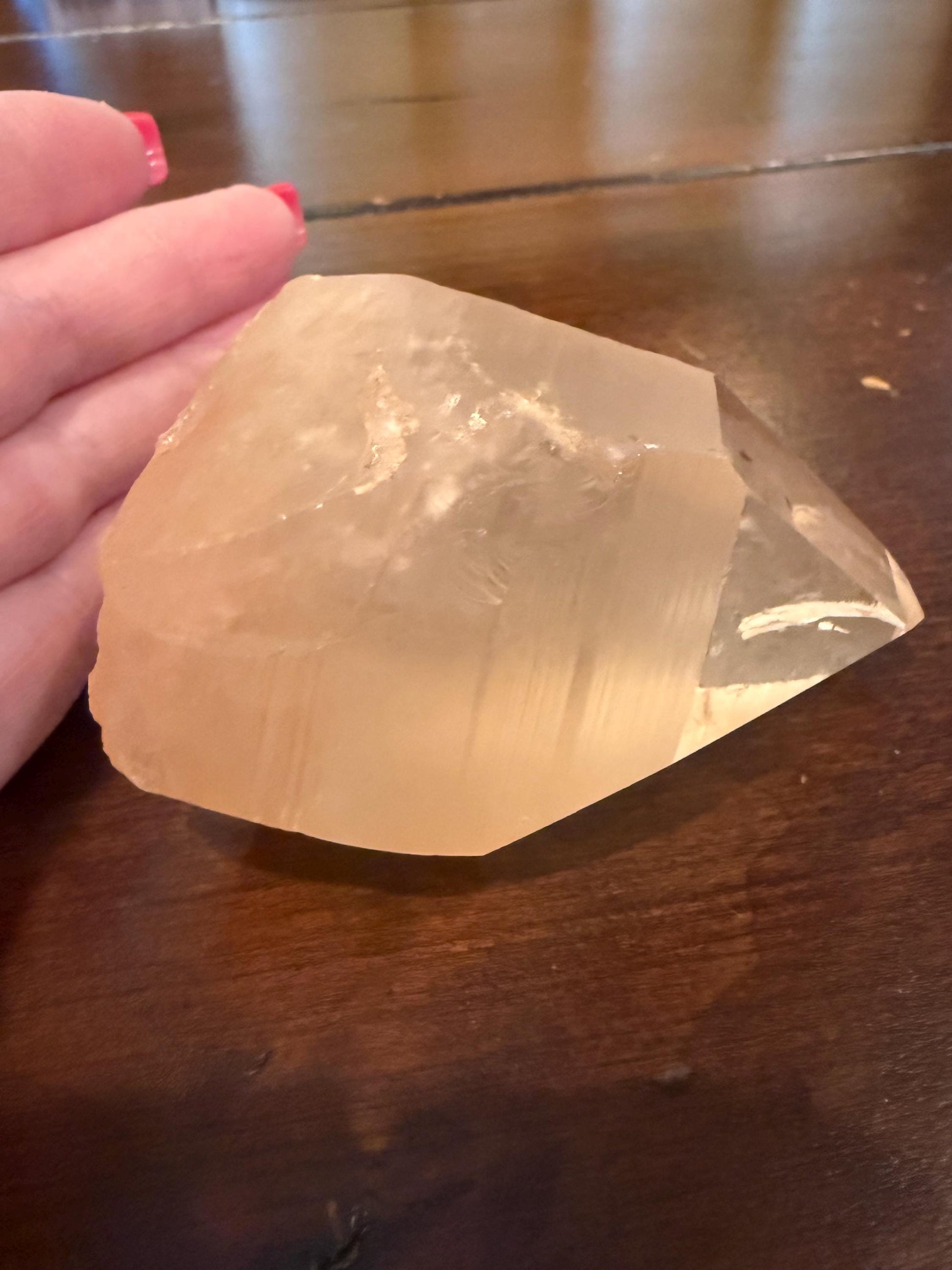 Rare Record Keeper Gold Lemurian, new, high quality, 3.5”, crystal healing, gift