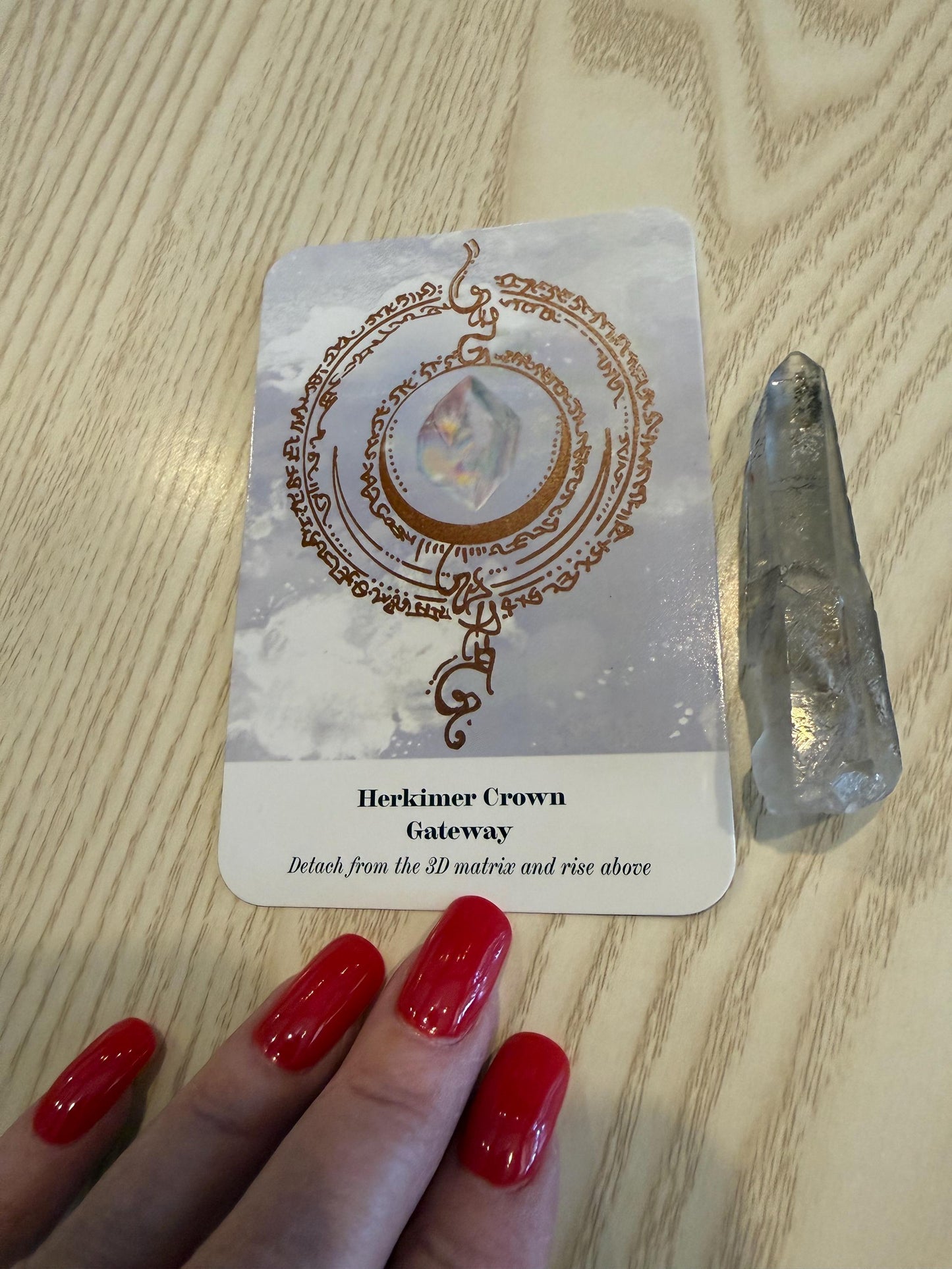 Purple Lemurian Wand, new, high quality, striations, crystal healing, 2.6”