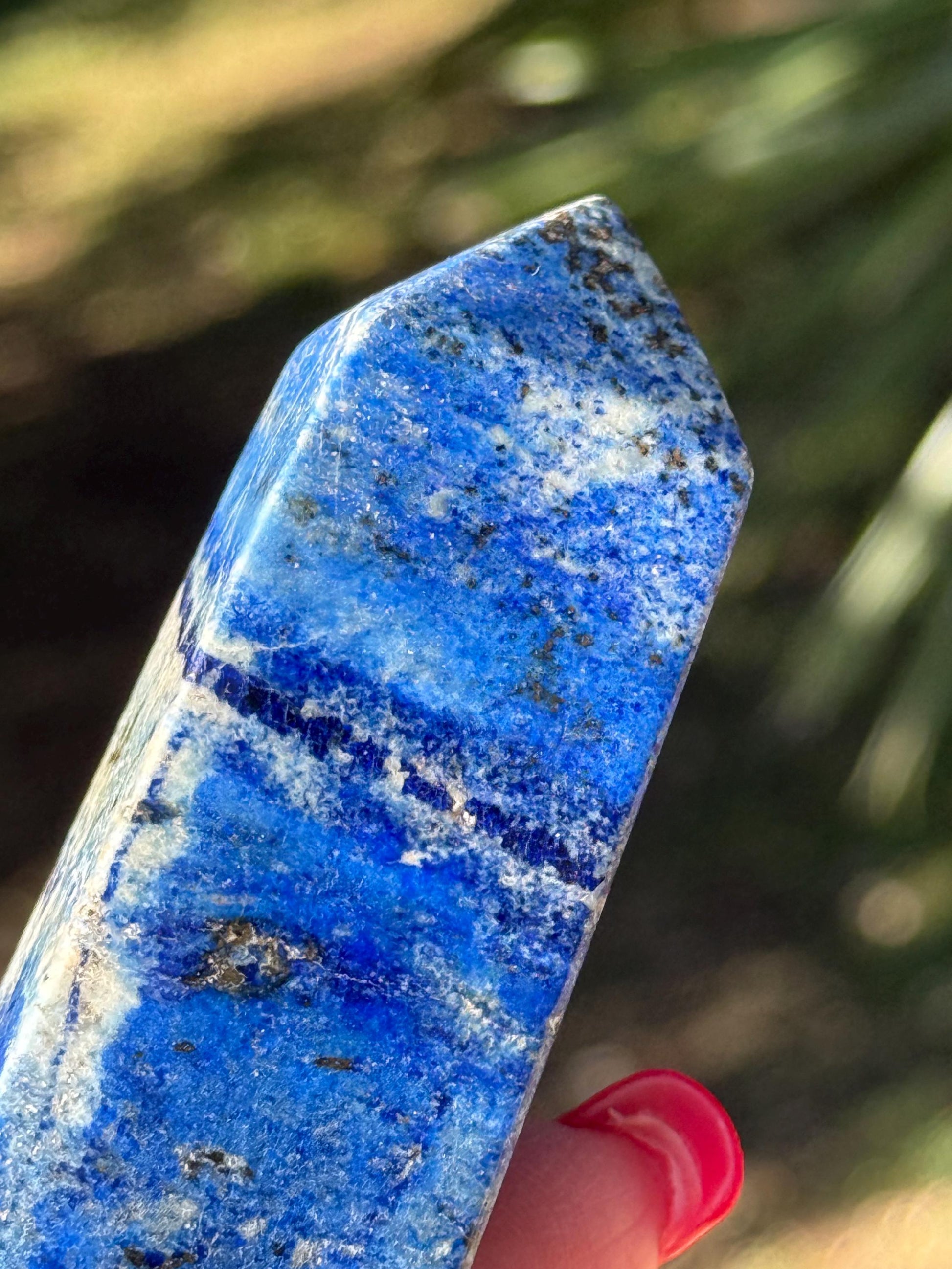 Lapis Lazuli Tower AAA, 3.7”, New, Crystal Healing, Gift, Altar, High Vibration Crystals