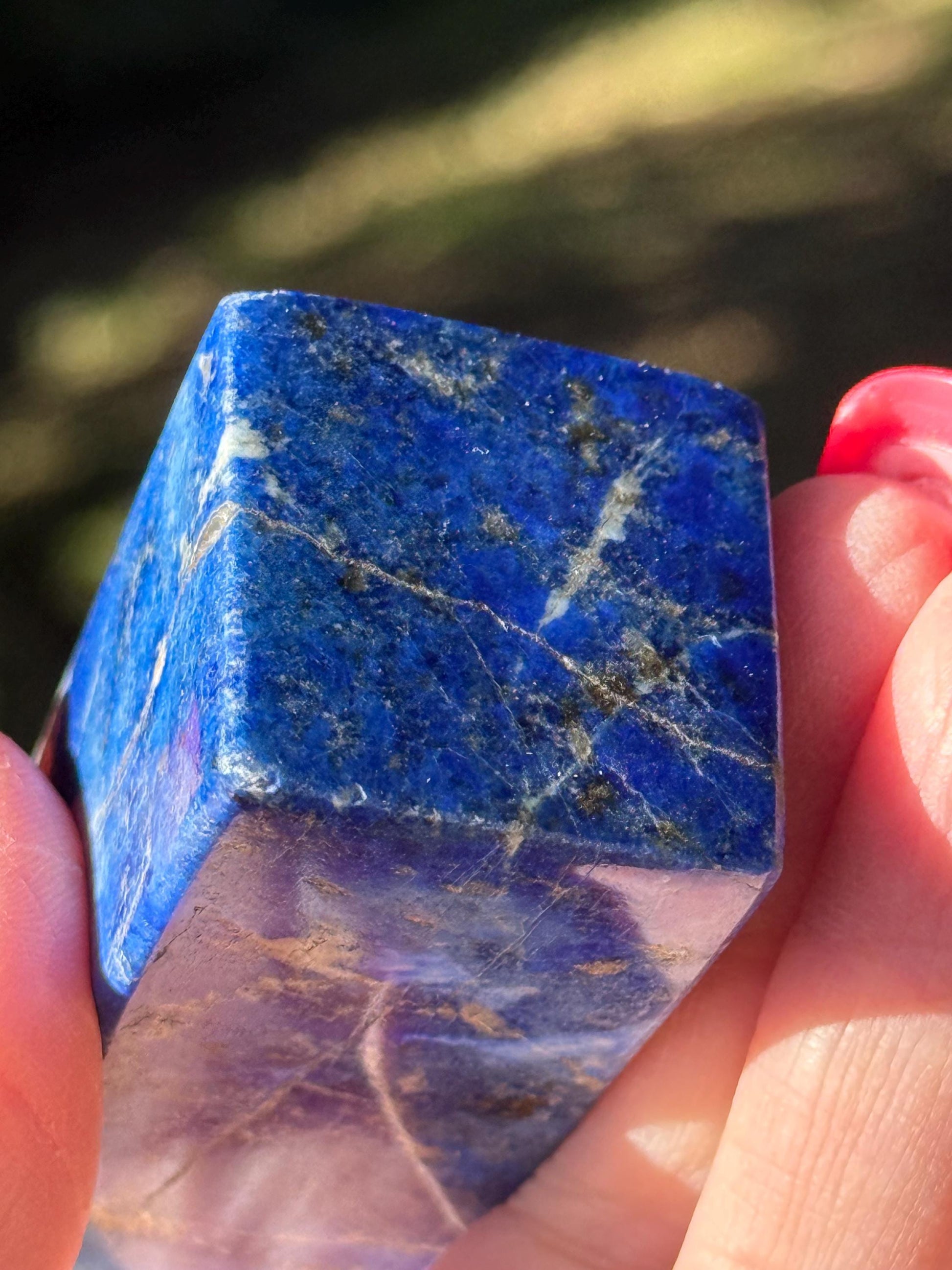 Lapis Lazuli Tower AAA, 3.7”, New, Crystal Healing, Gift, Altar, High Vibration Crystals