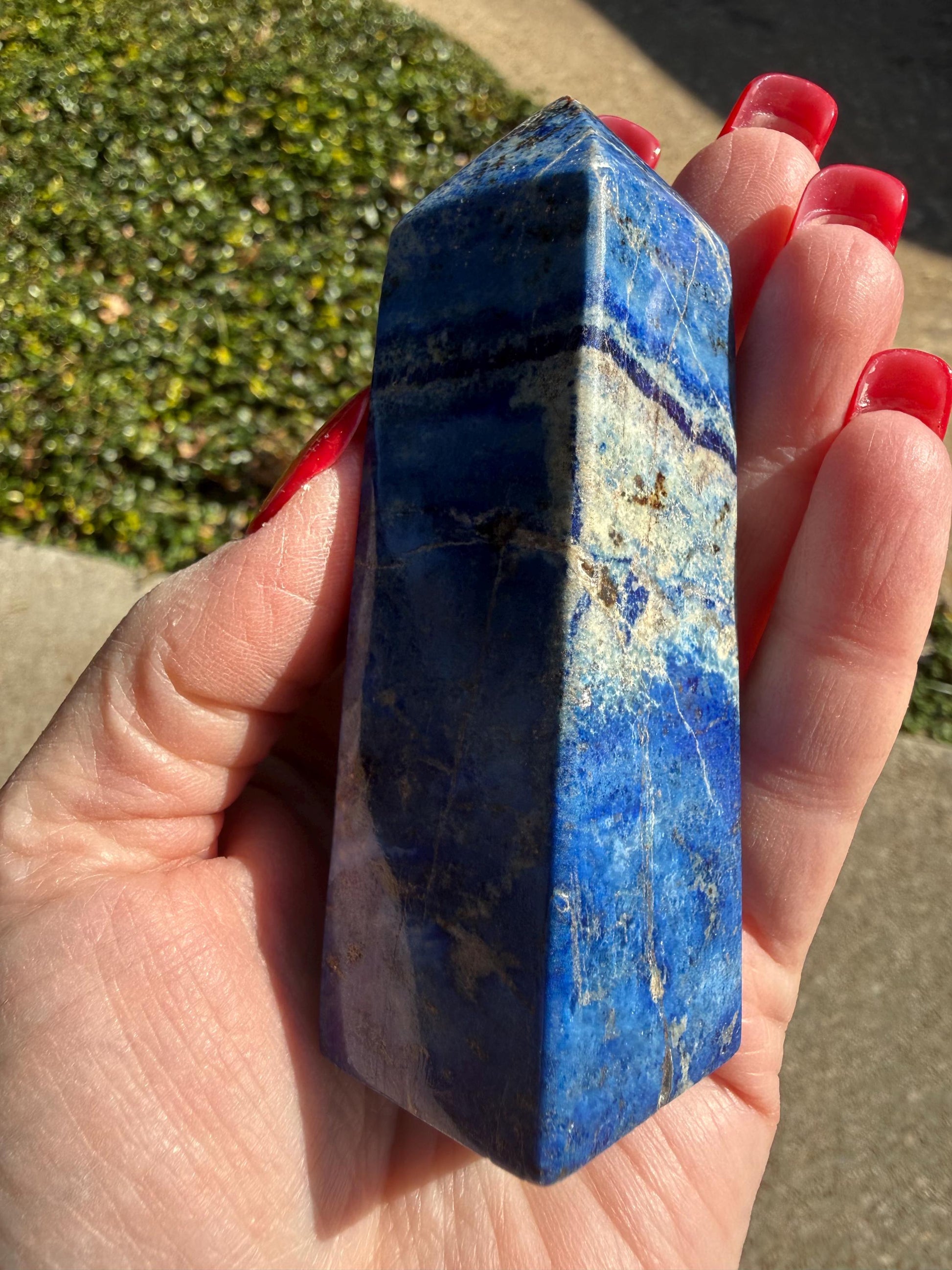 Lapis Lazuli Tower AAA, 3.7”, New, Crystal Healing, Gift, Altar, High Vibration Crystals