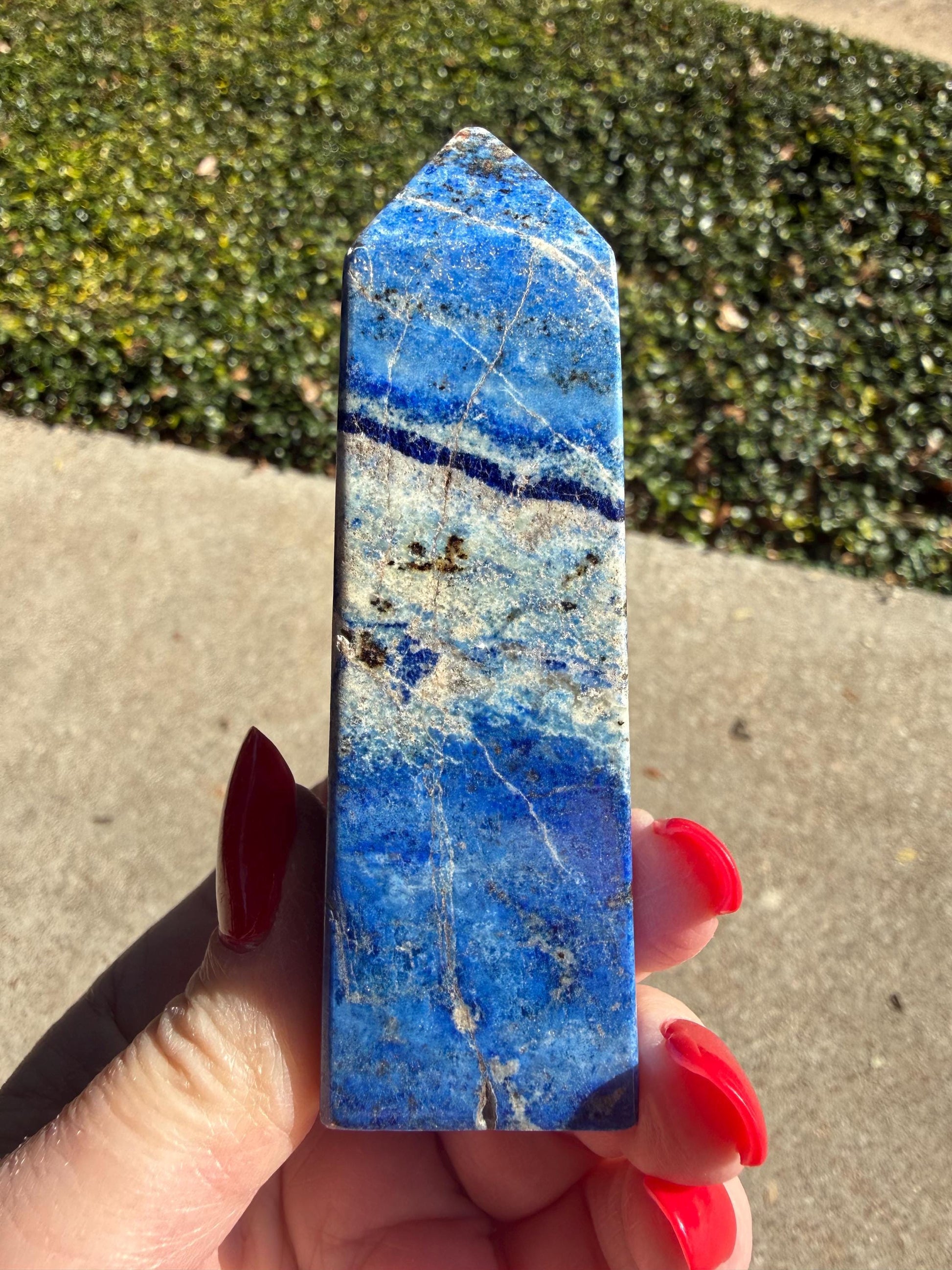 Lapis Lazuli Tower AAA, 3.7”, New, Crystal Healing, Gift, Altar, High Vibration Crystals