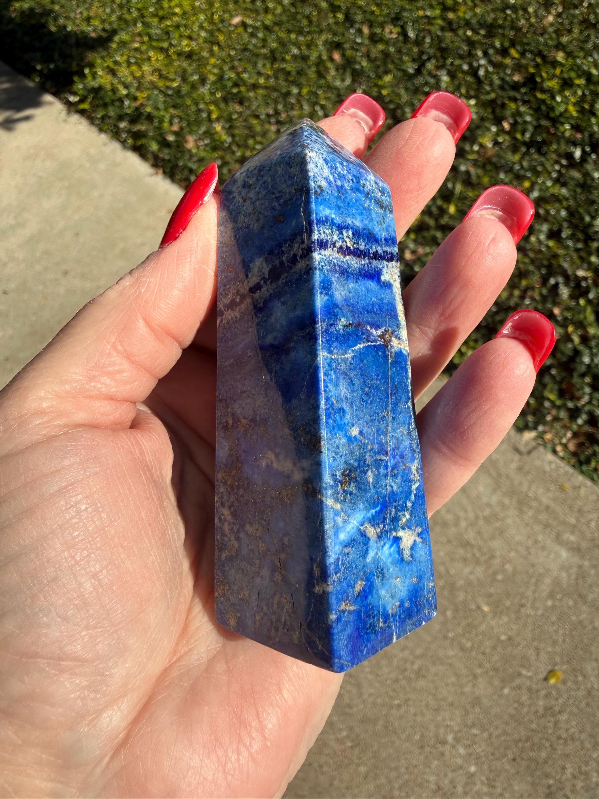 Lapis Lazuli Tower AAA, 3.7”, New, Crystal Healing, Gift, Altar, High Vibration Crystals