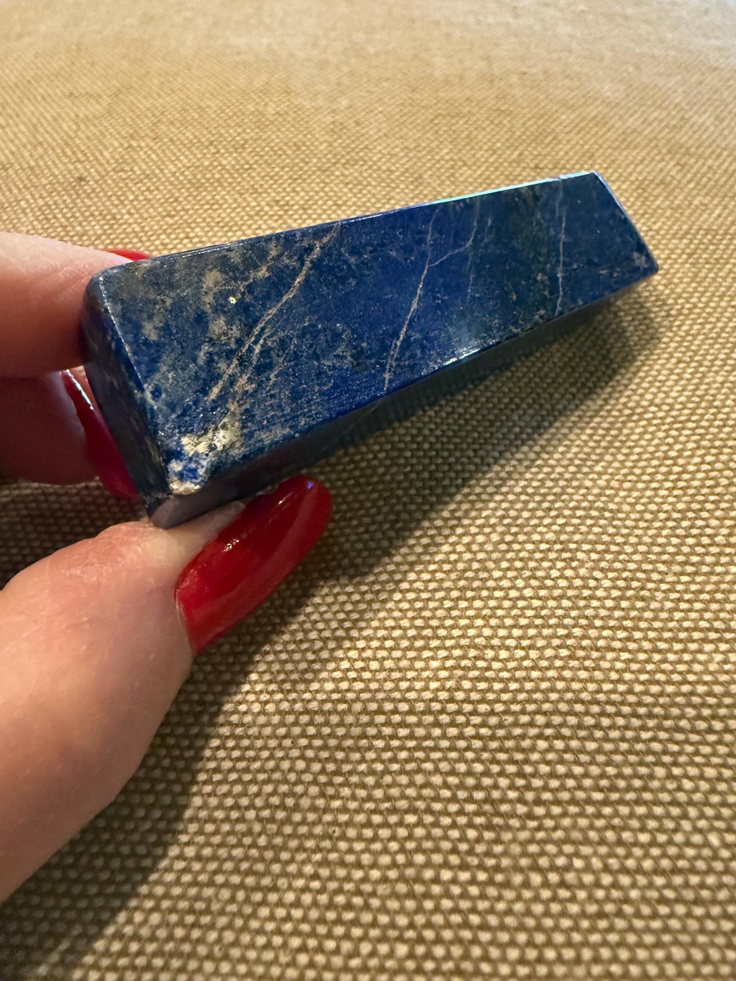 Chipped Lapis Lazuli Tower AAA, 2.9”, New, Crystal Healing, Gift, Altar, High Vibration Crystals