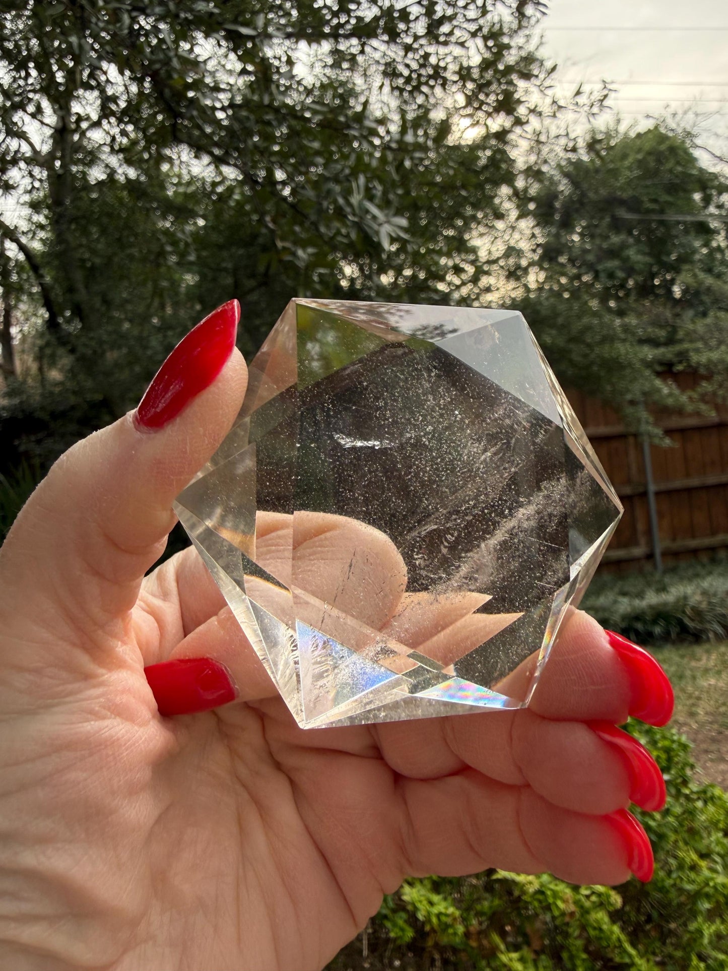 Large Champagne Lemurian Star, stunning carving, new, 4.3 ounces, 2.75”, Brazil, high vibration crystal healing, crystals, altar, gift