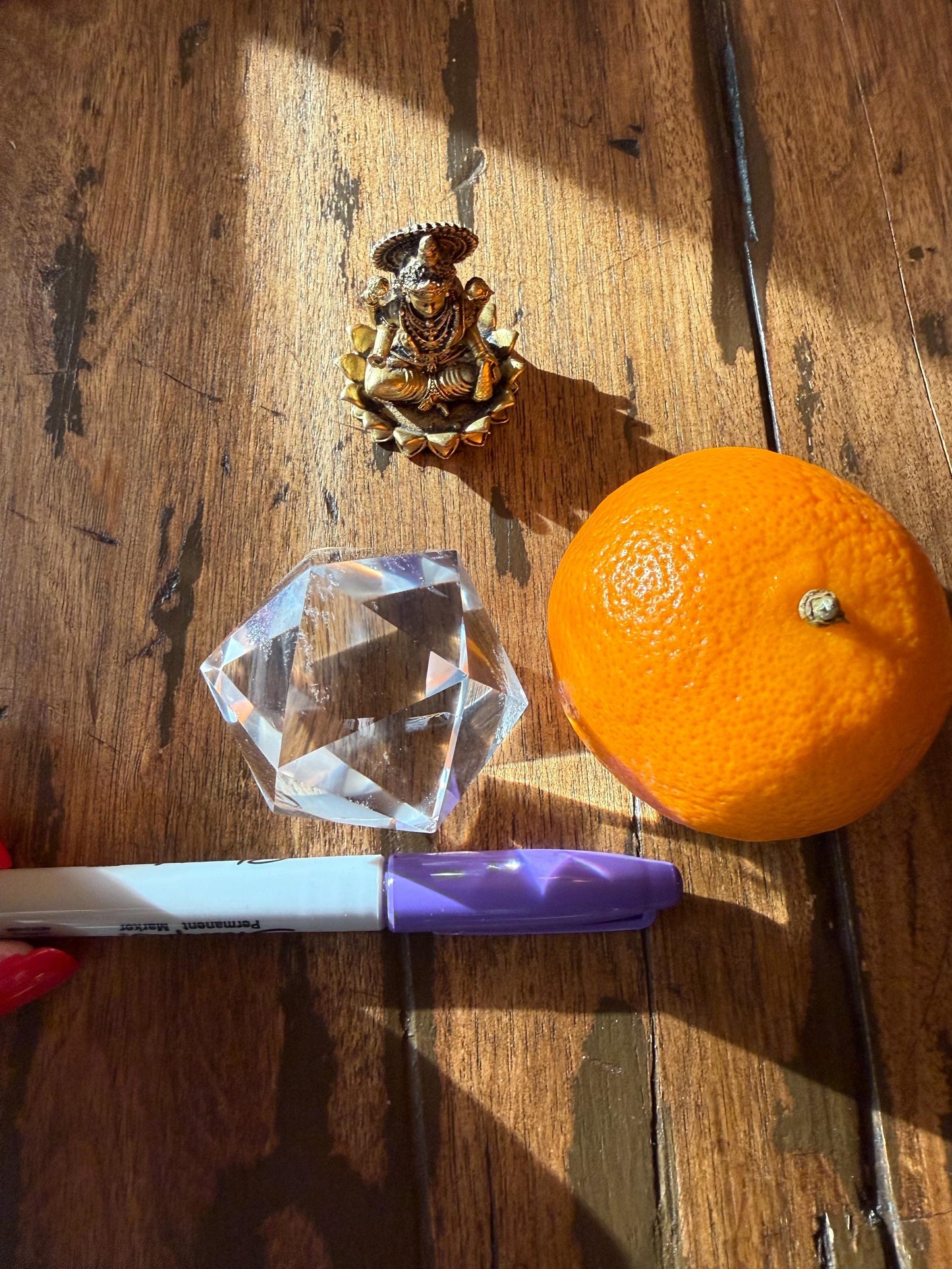 Large Lemurian Quartz Icosahedron: Polished Sacred Geometry Crystal, 2”