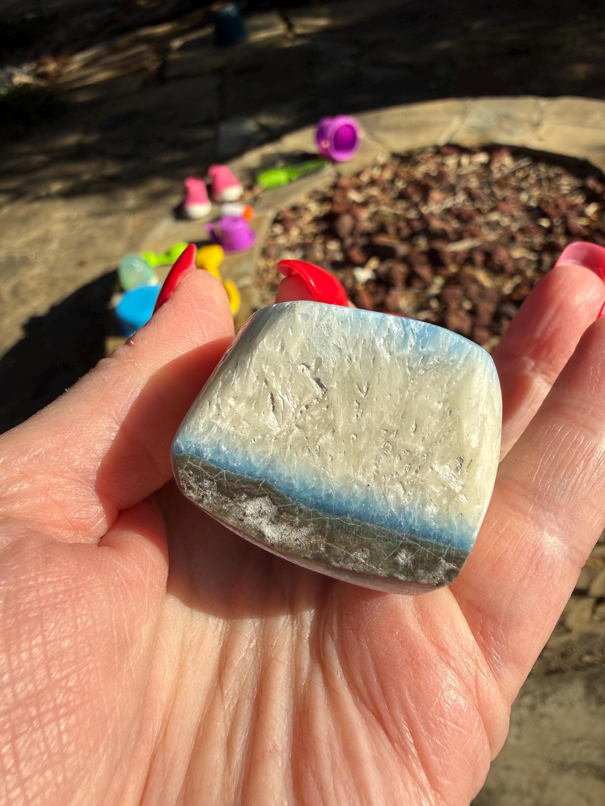 Nakauriite freeform, Blue Ice, Glacierite, 2”, new, gift, altar, crystals, high vibration crystals, rare