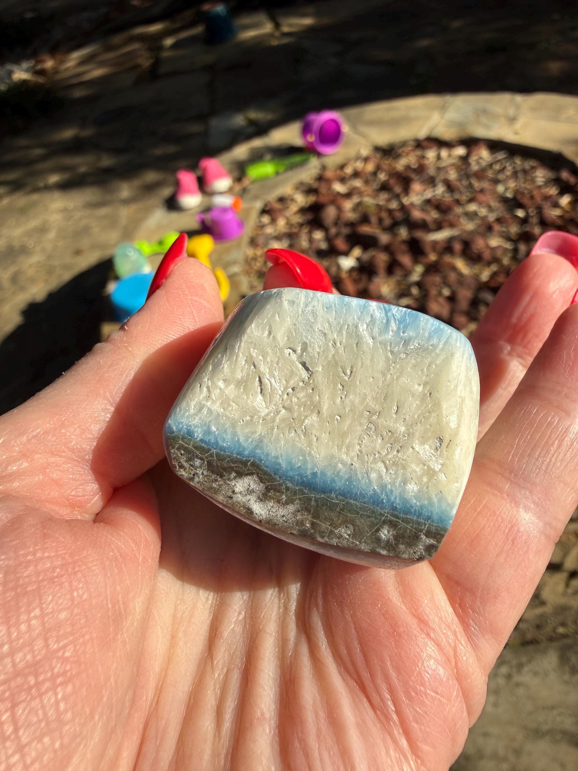 Nakauriite freeform, Blue Ice, Glacierite, 2”, new, gift, altar, crystals, high vibration crystals, rare