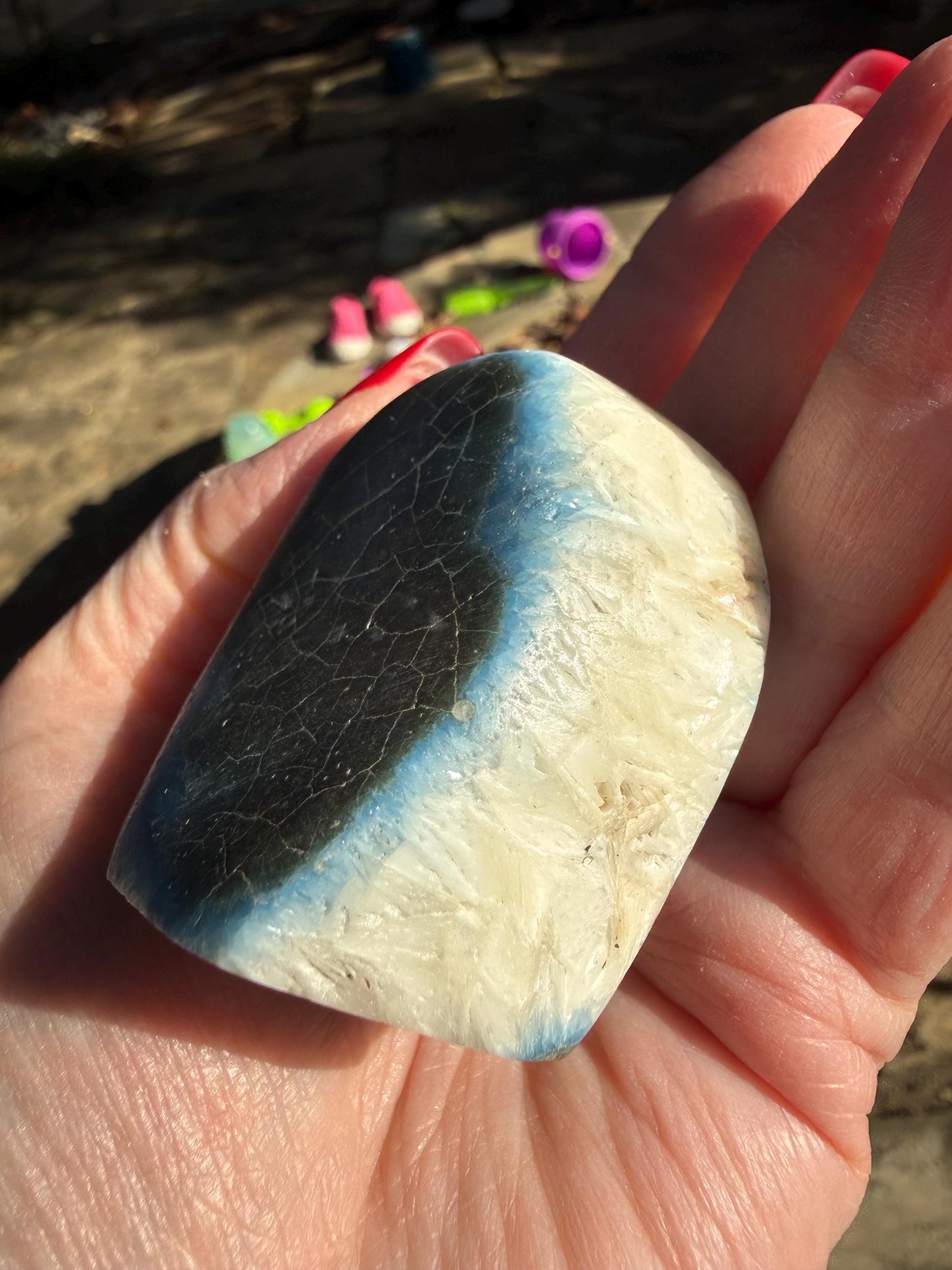 Nakauriite freeform, Blue Ice, Glacierite, 2”, new, gift, altar, crystals, high vibration crystals, rare