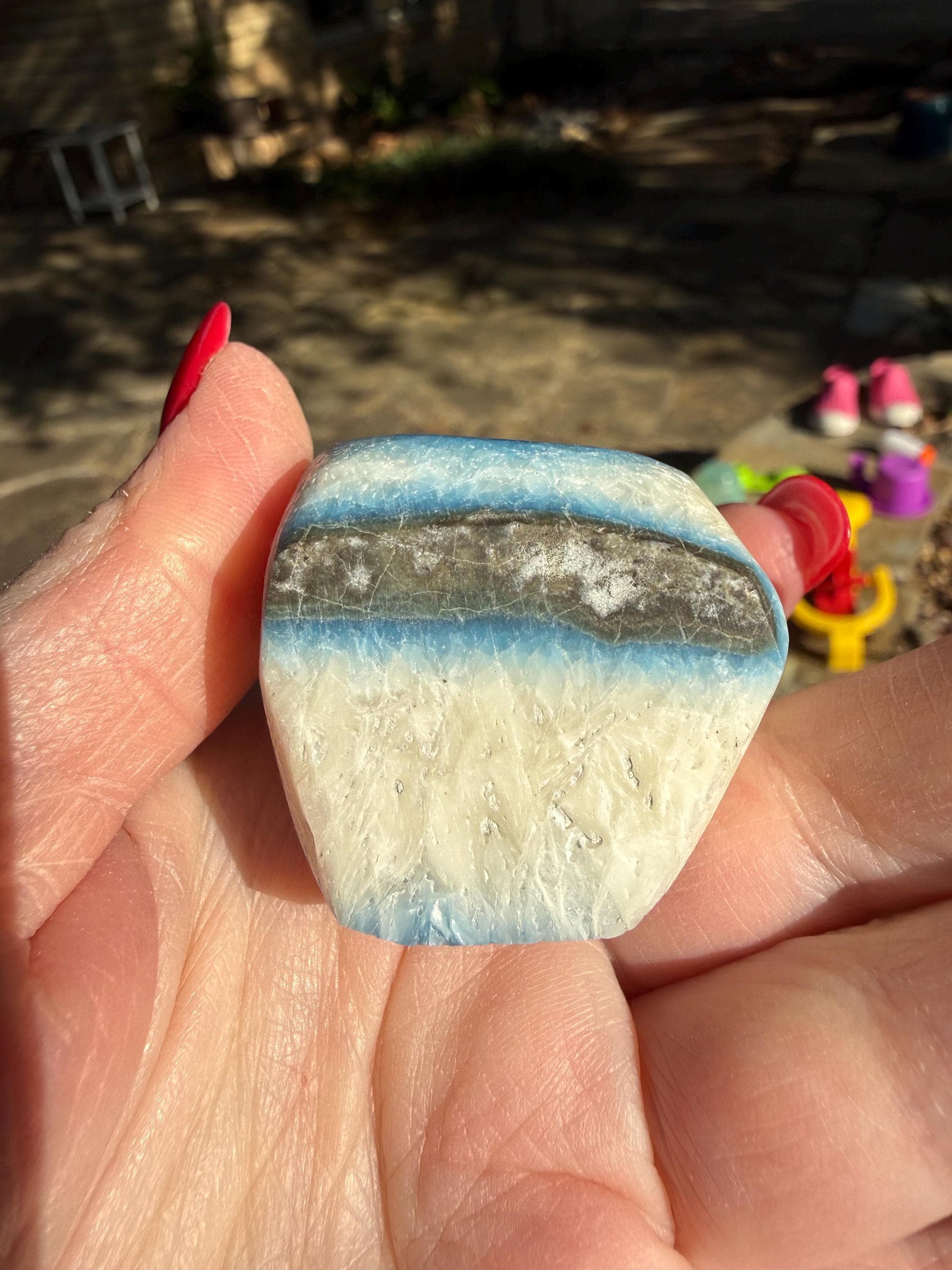 Nakauriite freeform, Blue Ice, Glacierite, 2”, new, gift, altar, crystals, high vibration crystals, rare