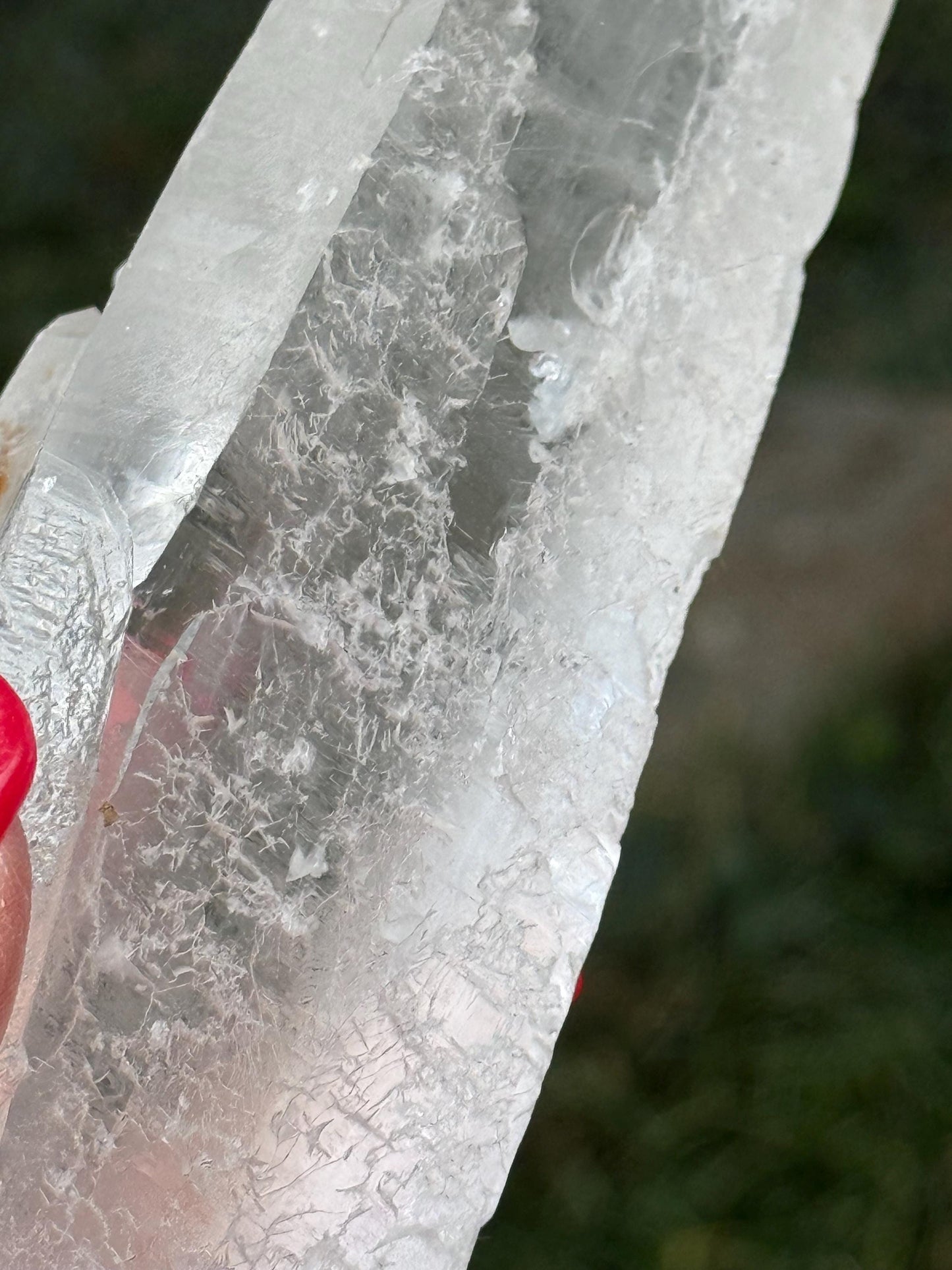 Mystical Sugared Singing Laser Lemurian Shaman’s Wand Staff, Rare, New, gift, 1.15.8 lbs , 9” statement piece, high vibration crystals