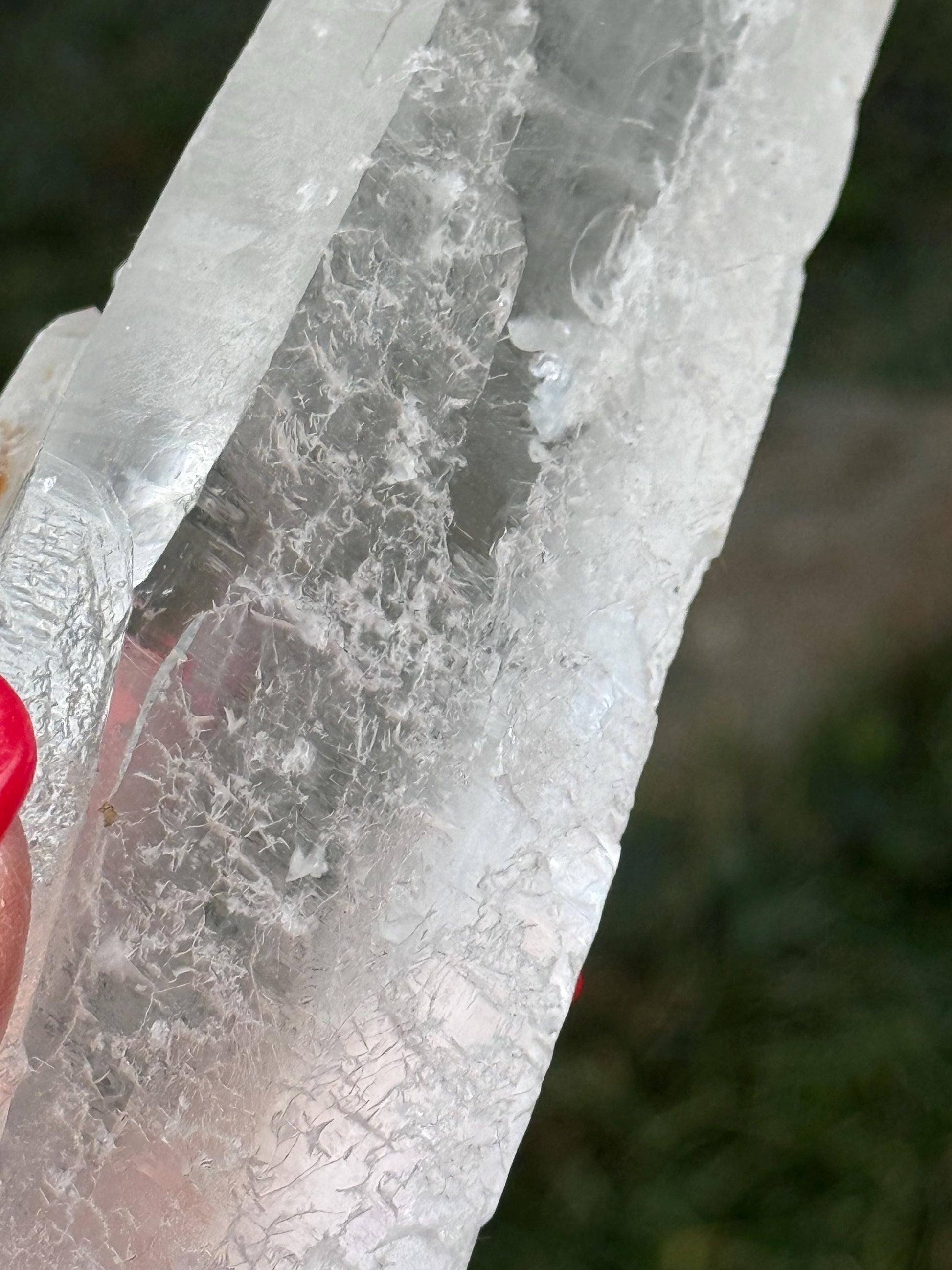 Mystical Sugared Singing Laser Lemurian Shaman’s Wand Staff, Rare, New, gift, 1.15.8 lbs , 9” statement piece, high vibration crystals