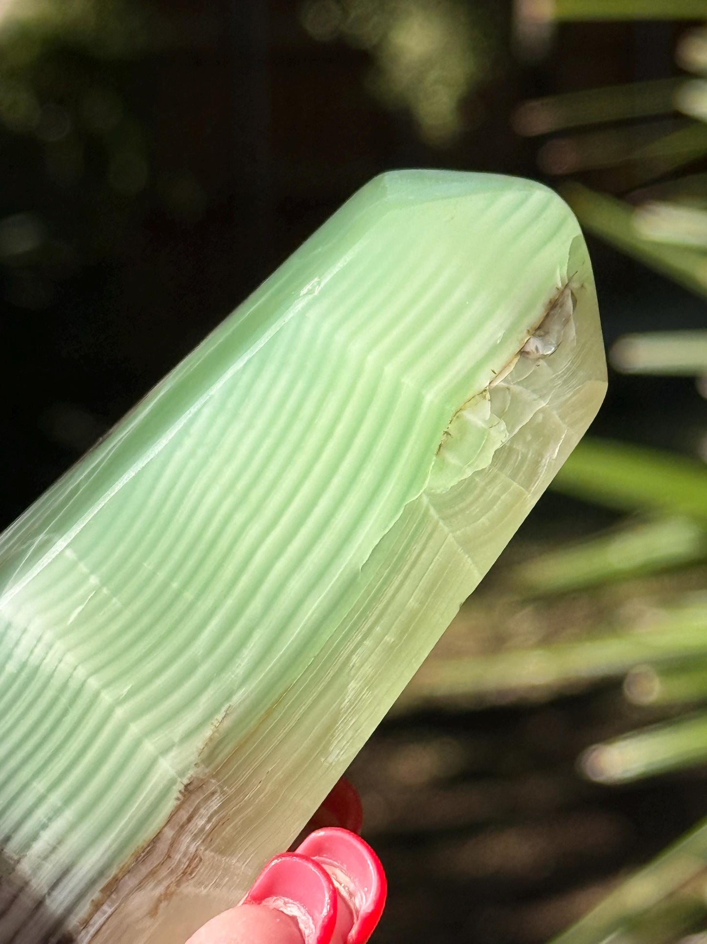 Fingerprint Calcite Tower, 3.5”, altar, crystals healing, high vibration crystals