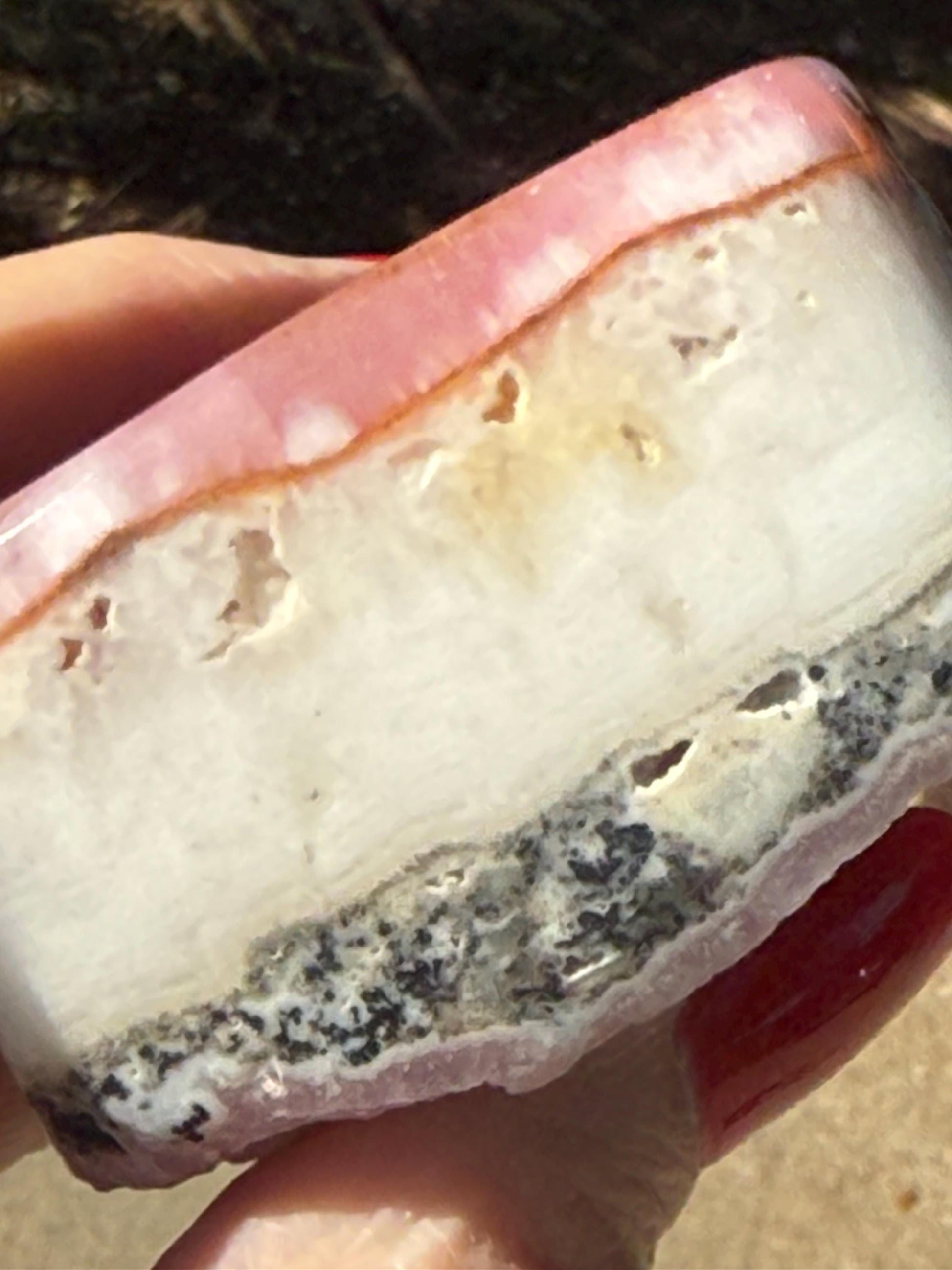 Sweet Heart-Opening Pink Aragonite Polished Rough, 2.25”, New, Crystal Healing, Gift, Altar, High Vibration Crystals