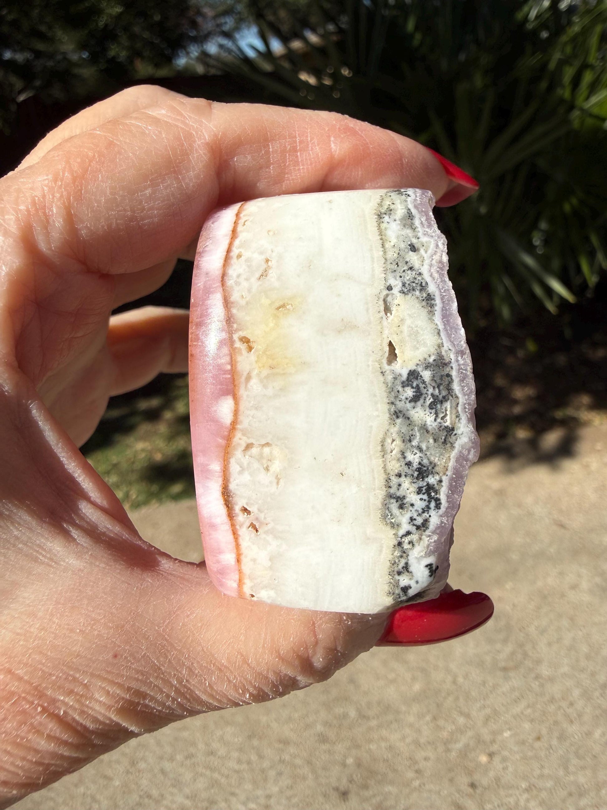 Sweet Heart-Opening Pink Aragonite Polished Rough, 2.25”, New, Crystal Healing, Gift, Altar, High Vibration Crystals