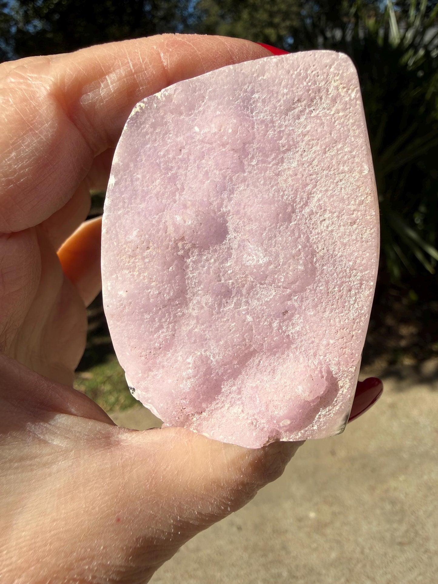 Sweet Heart-Opening Pink Aragonite Polished Rough, 2.25”, New, Crystal Healing, Gift, Altar, High Vibration Crystals