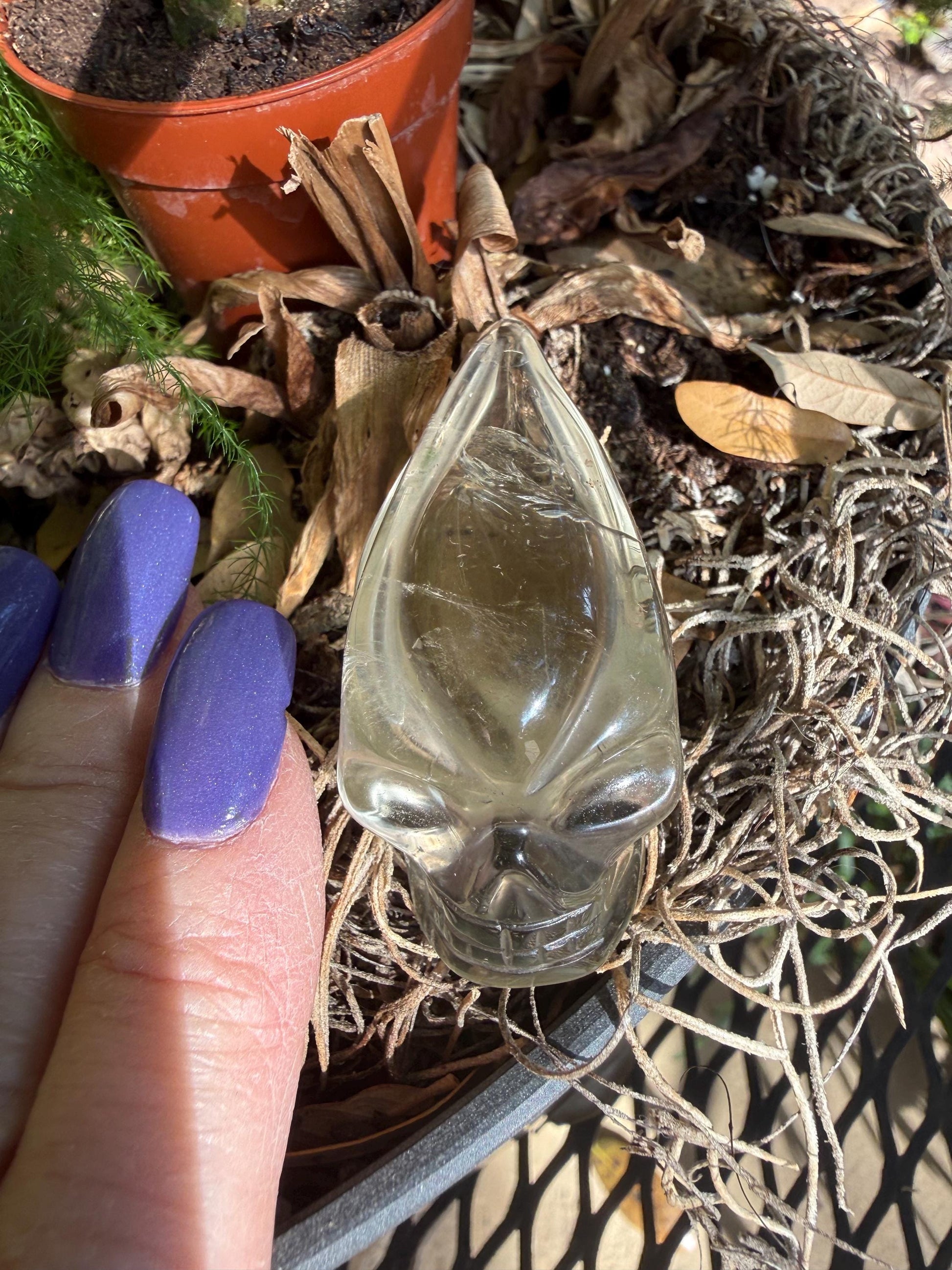 Citrine Travelers Skull, 2.3”, gifts, high vibration crystals, crystal healing, abundance skulls