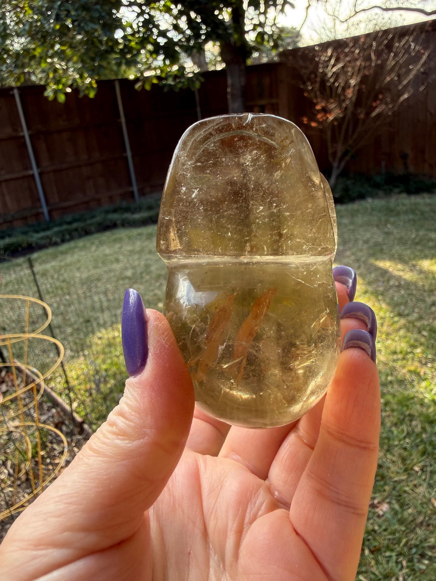 Citrine Skull, 3”, gift, high vibration crystals, crystal healing, abundance skulls
