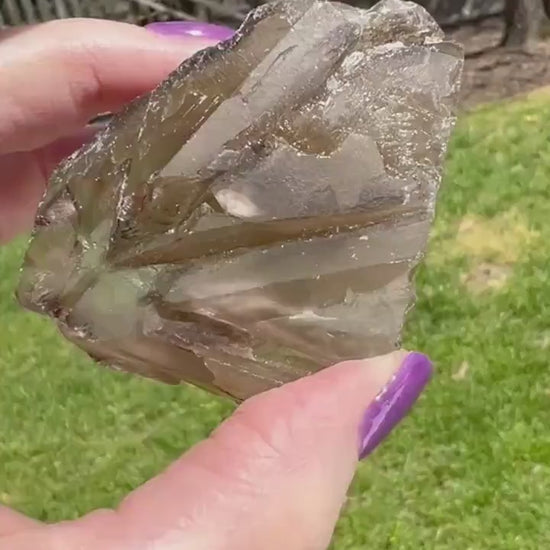 Elestial Citrine chunk, rainbows, high vibration crystals, healing crystal, abundance, new