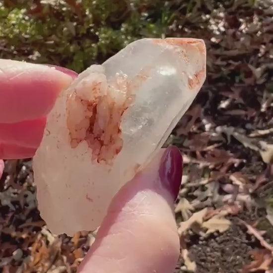 Lemurian Point Hematite, Red Magick Collection, 2.6”, keys and striations, natural, high vibration crystal healing