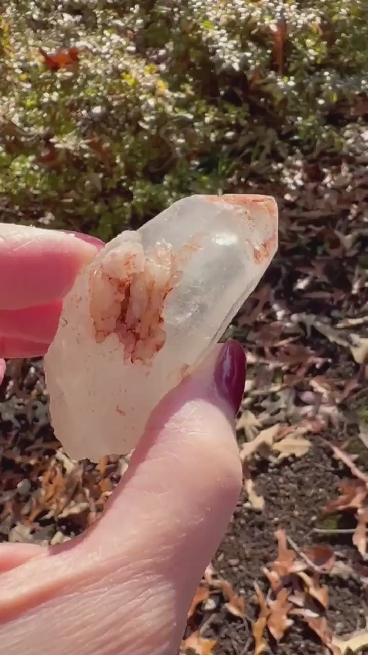 Lemurian Point Hematite, Red Magick Collection, 2.6”, keys and striations, natural, high vibration crystal healing