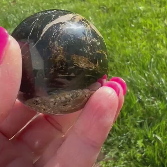 Pietersite Sphere, New, altar, gift, crystal healing, high vibration crystals, 5.5”