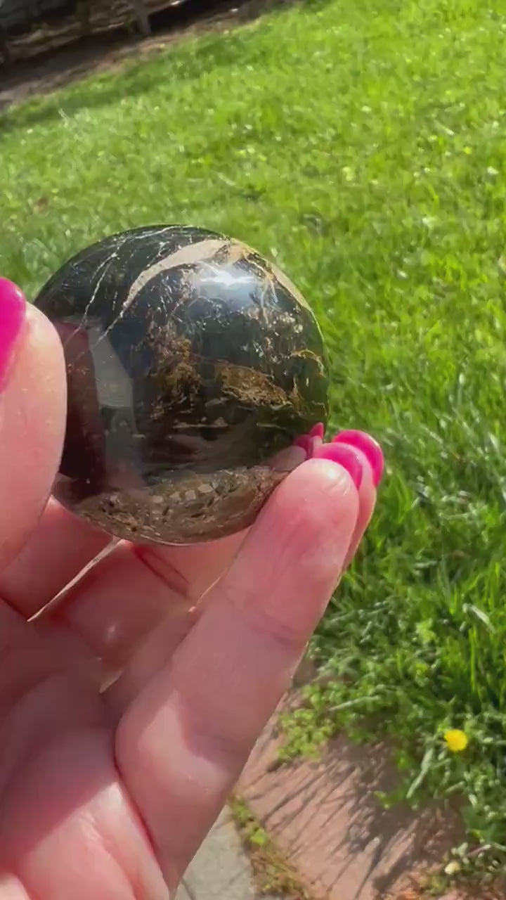 Pietersite Sphere, New, altar, gift, crystal healing, high vibration crystals, 5.5”